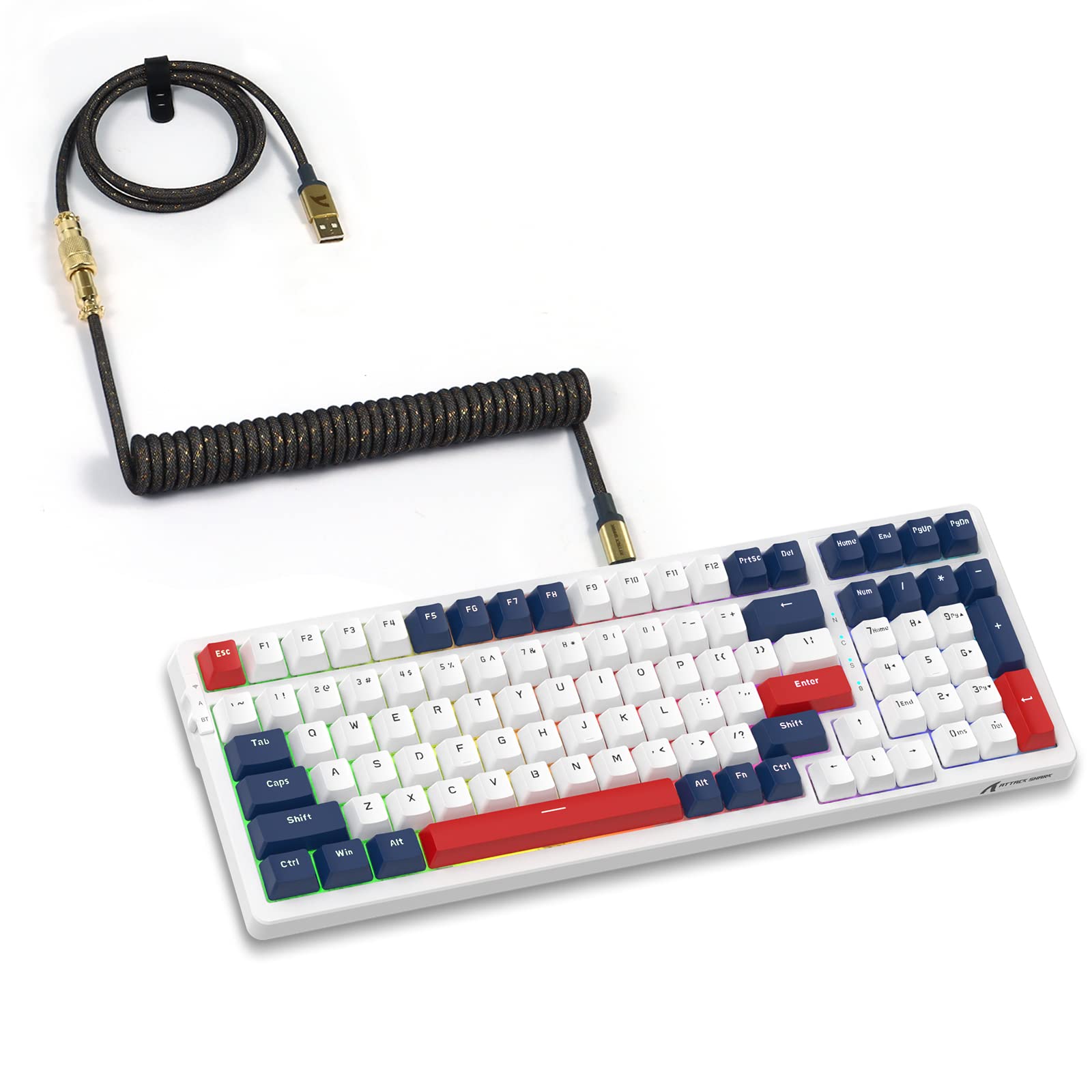 ATTACK SHARK K98 96% Wireless Mechanical Keyboard Triple Mode BT5